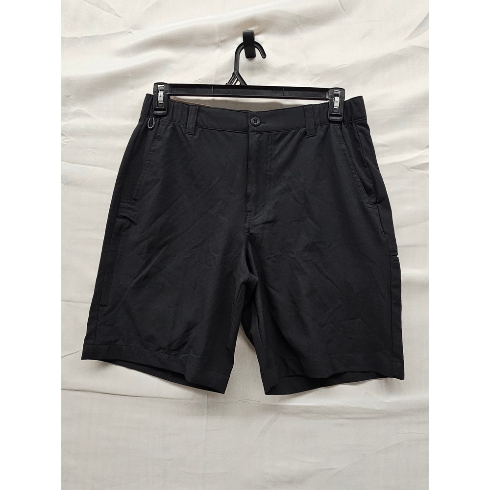 Eddie Bauer Mens Flex Waist Hiking Shorts Black Polyester Blend Size Small